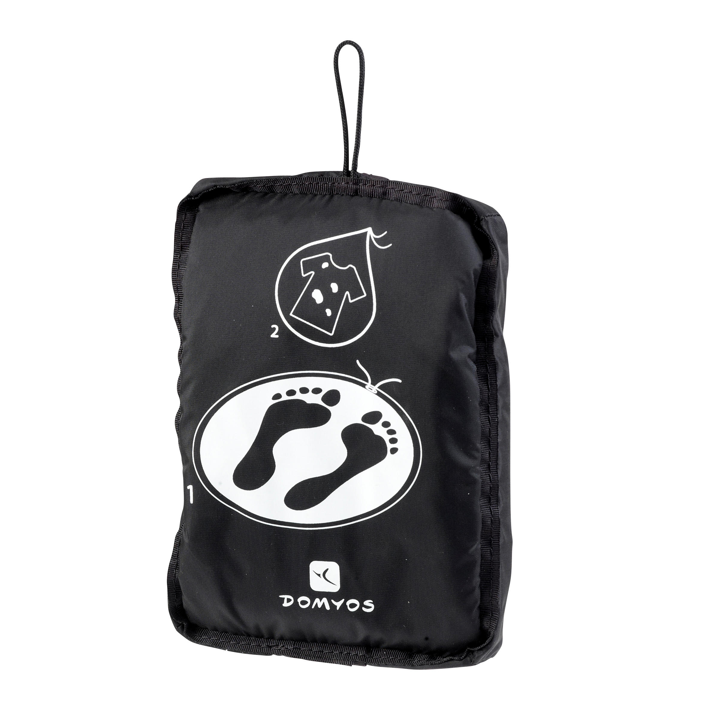 PTWO Fitness Bag - Black - DOMYOS