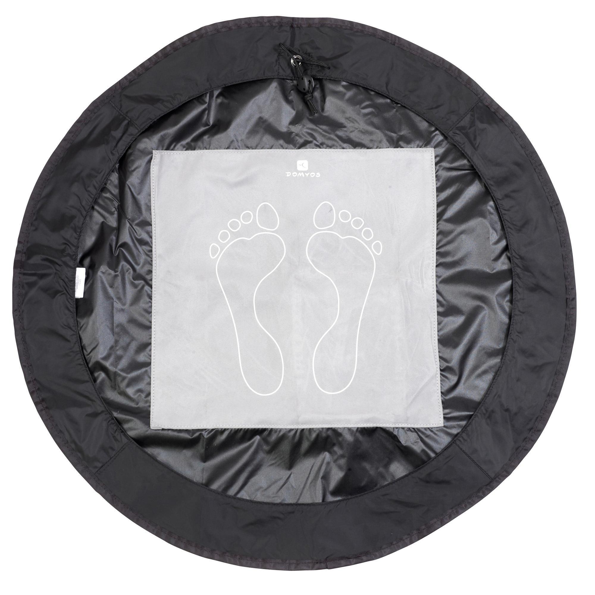 Bolsa fitness PTWO Domyos negro Decathlon