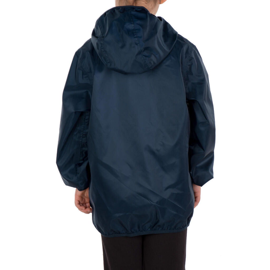 Rain-Cut Zip Children's Jacket - Caribbean Blue