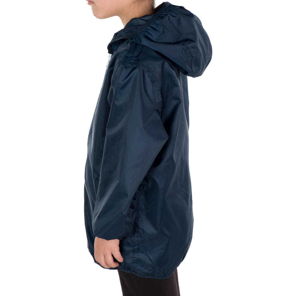 Rain-Cut Zip Children's Jacket - Caribbean Blue