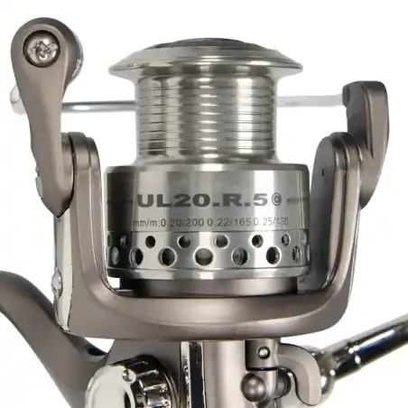 UL20 R5C Rear drag fishing reel - 2000