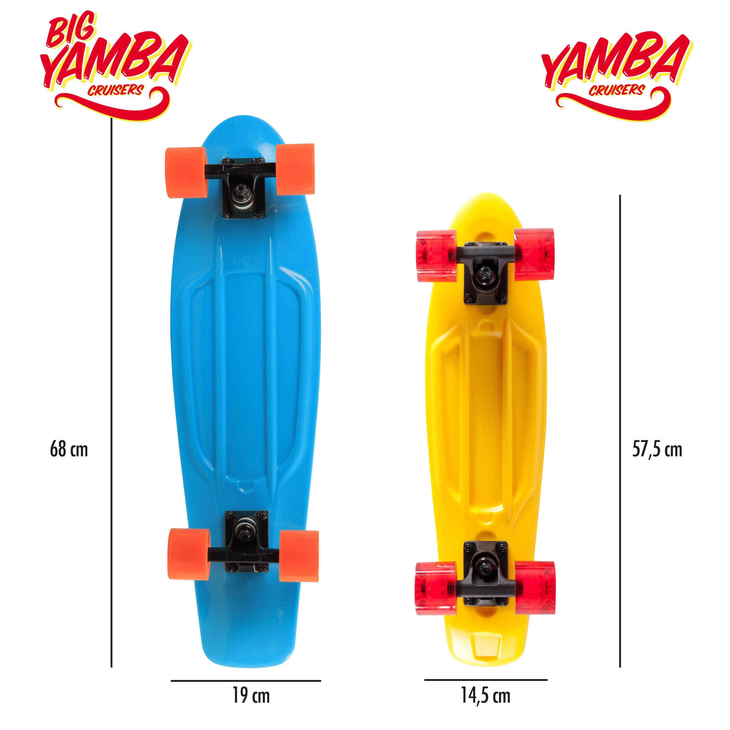 Cruiser Skateboard Yamba 100 - Blue 