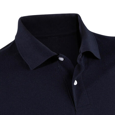 Polo de golf manches courtes homme MW500 bleu marine