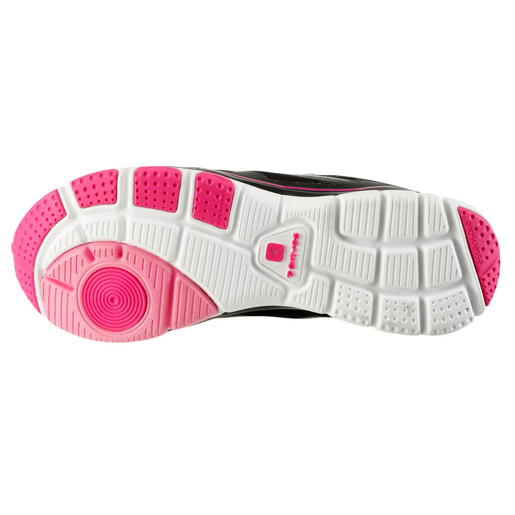 Fitnessschuhe 360+ Damen schwarz/rosa