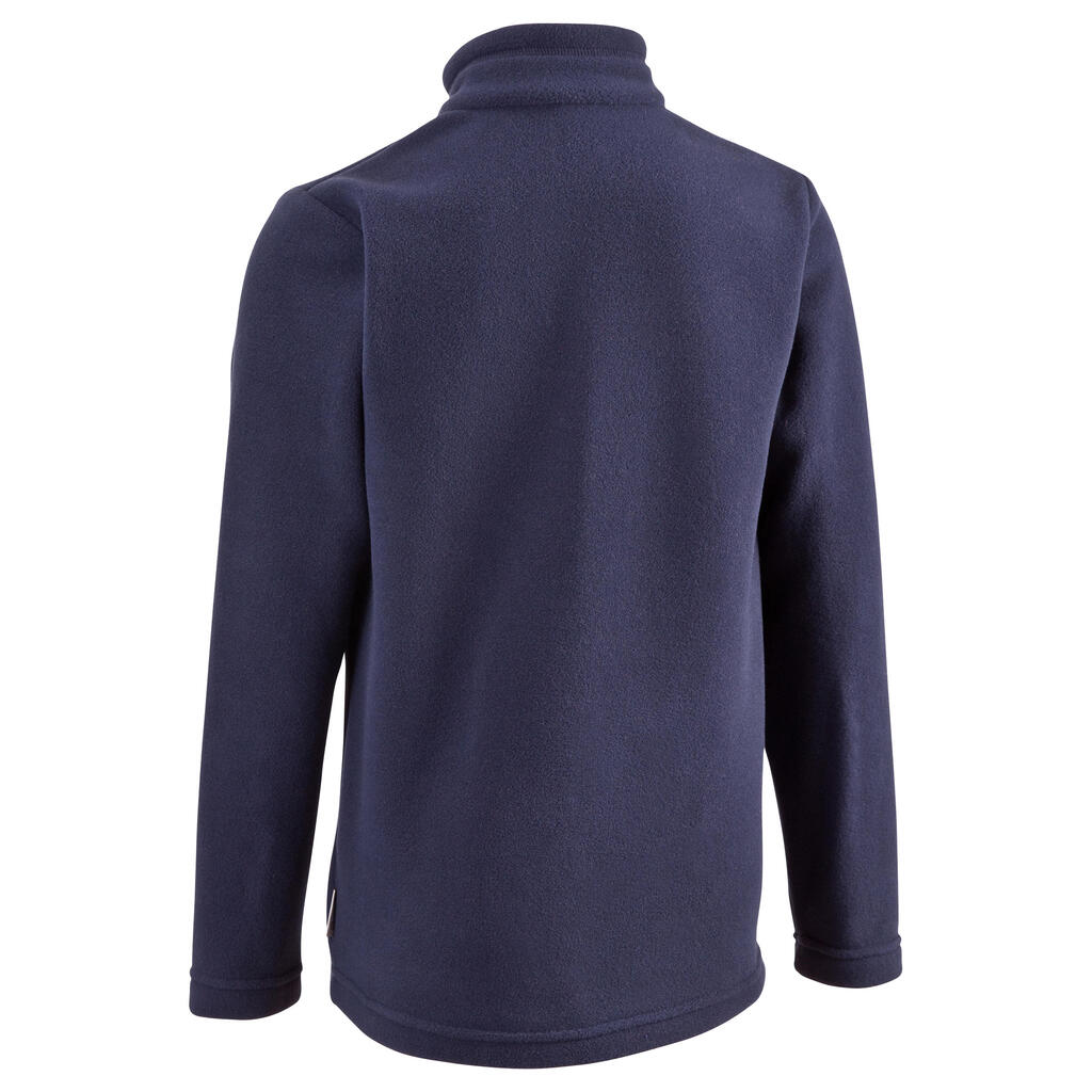 Kids’ Hiking Fleece - MH100 Aged 7-15 - Blue