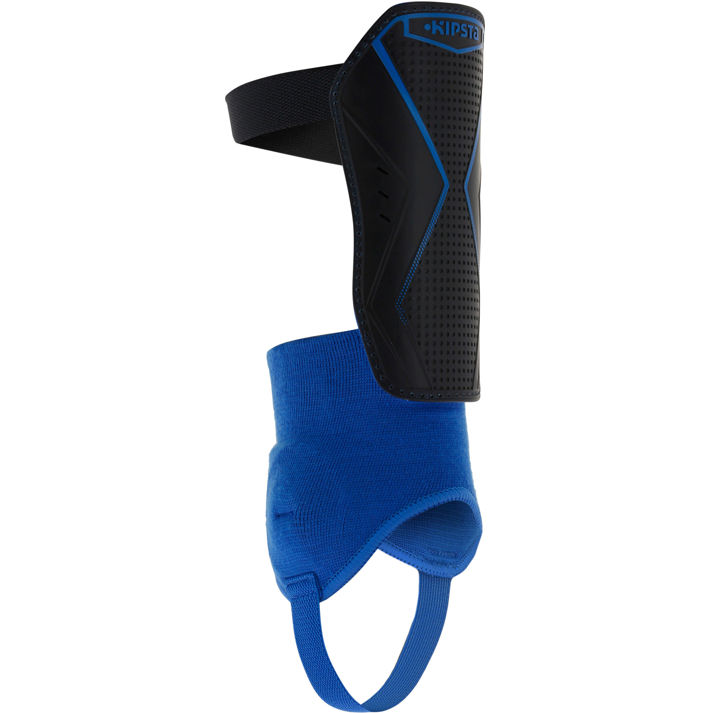 F350 Shin Guard - Blue Built-in Ankle Guard 1/11