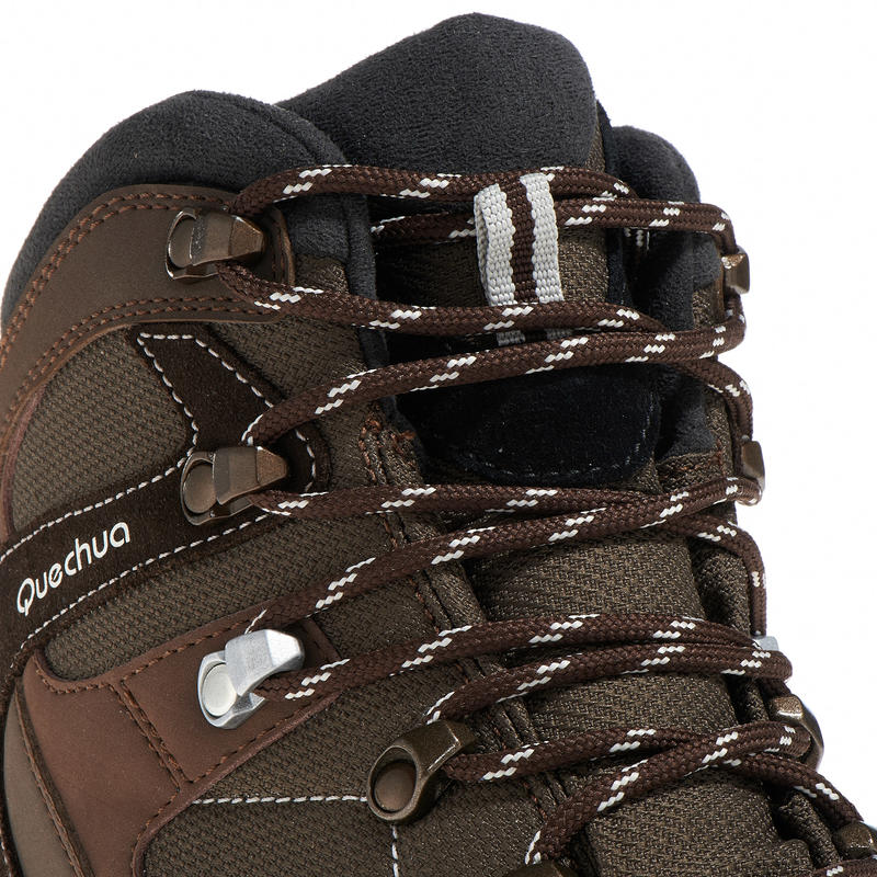 Quechua Forclaz 100 Men's High Waterproof Hiking Shoes - Decathlon