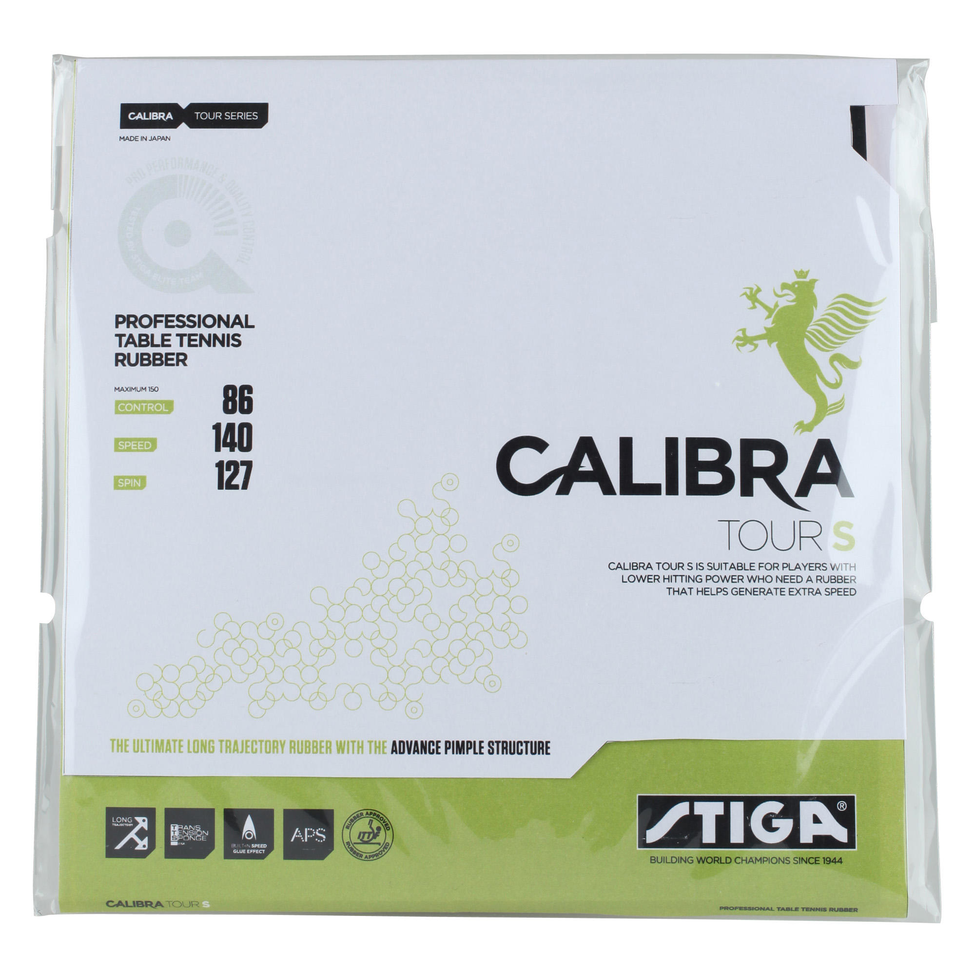 STIGA Calibra Tour S Table Tennis Rubber