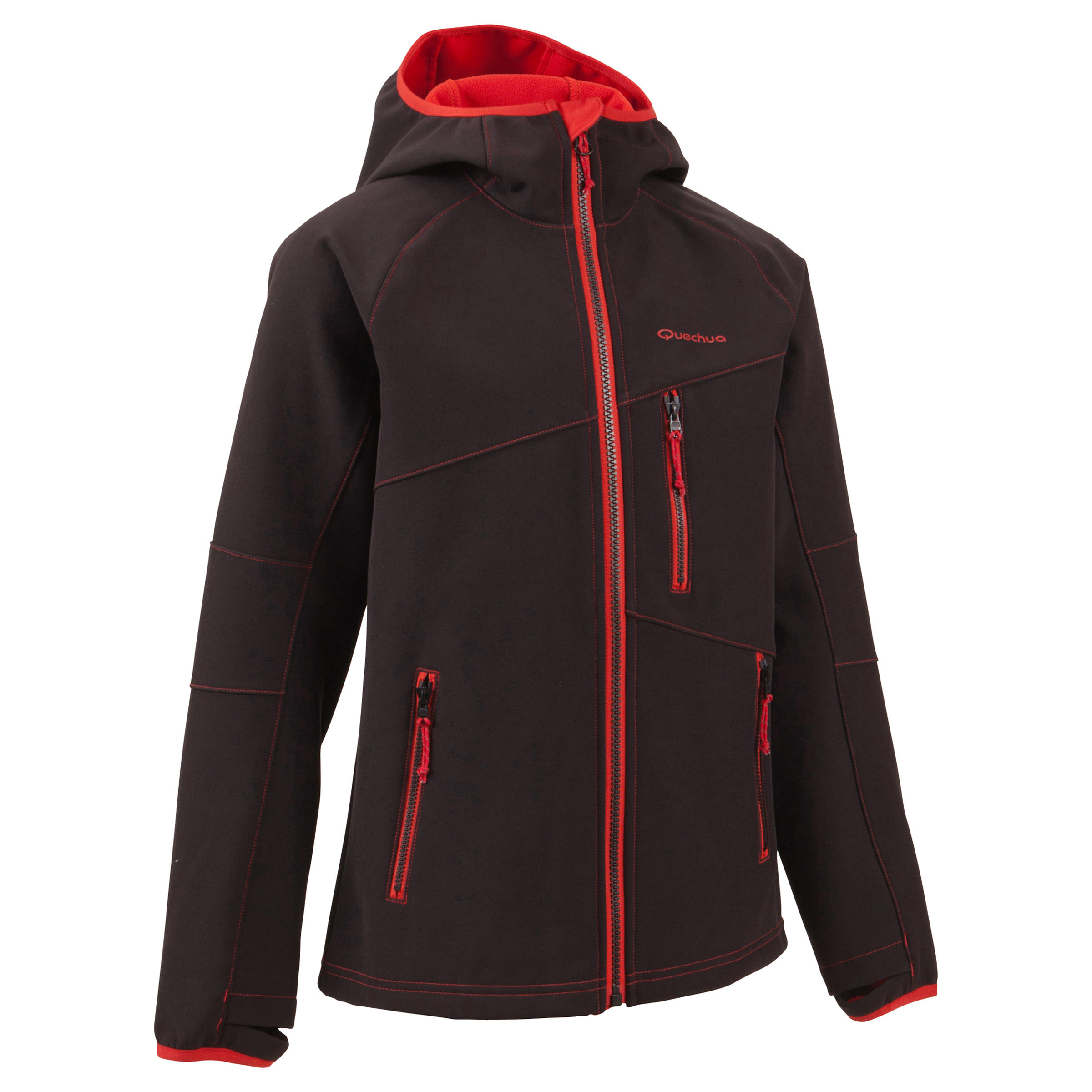 Forclaz 900 Softshell Boy's Hiking - Black 1/10