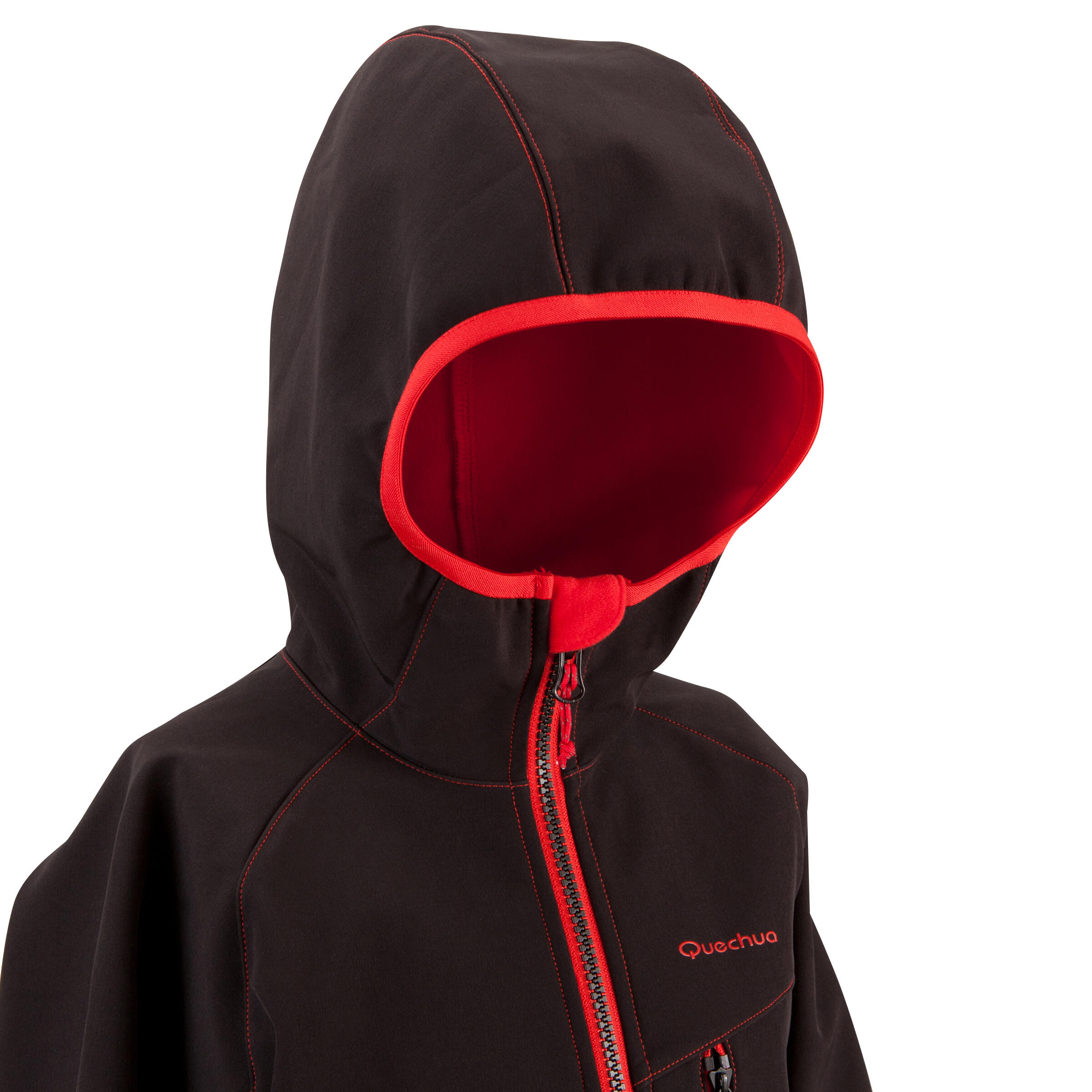 Forclaz 900 Softshell Boy's Hiking - Black 7/10