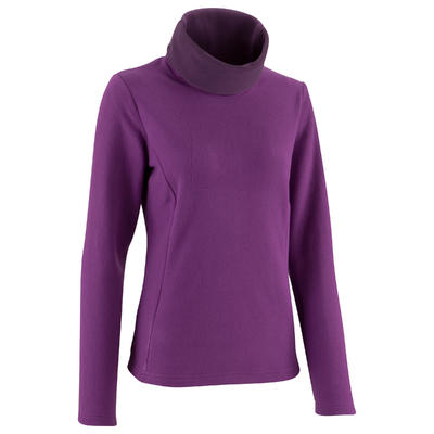 Fleece forclaz 20 dames trekking paars