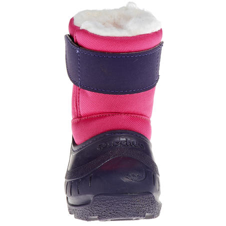 Bibou hiking baby snow boots - Pink