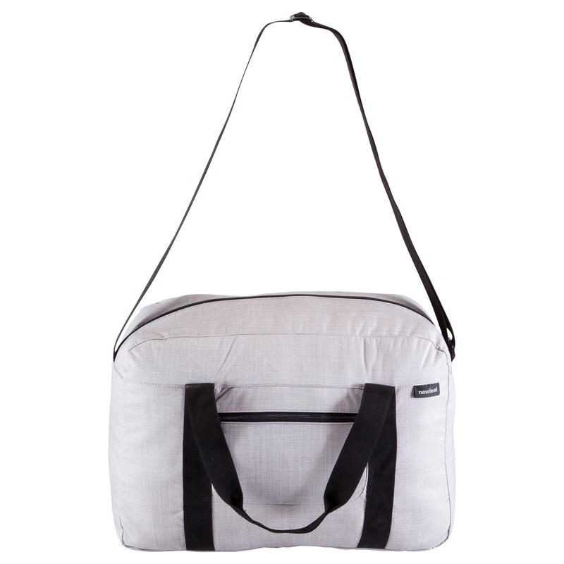 35 L foldaway duffle cabin bag grey Decathlon
