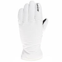 Wedze First Heat Children's Ski Gloves - White