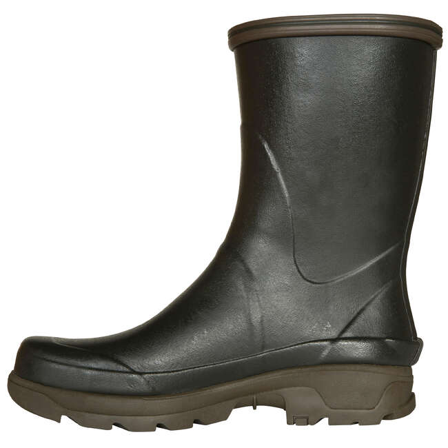 SOLOGNAC I300 Sturdy Short Wellies Green Decathlon
