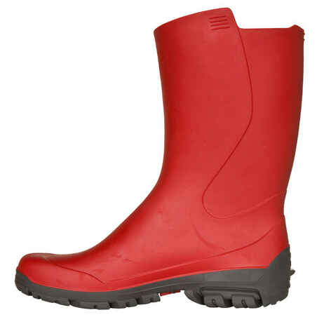 WOMENS LIGHT PVC BOOTS INVERNESS 100W - RED