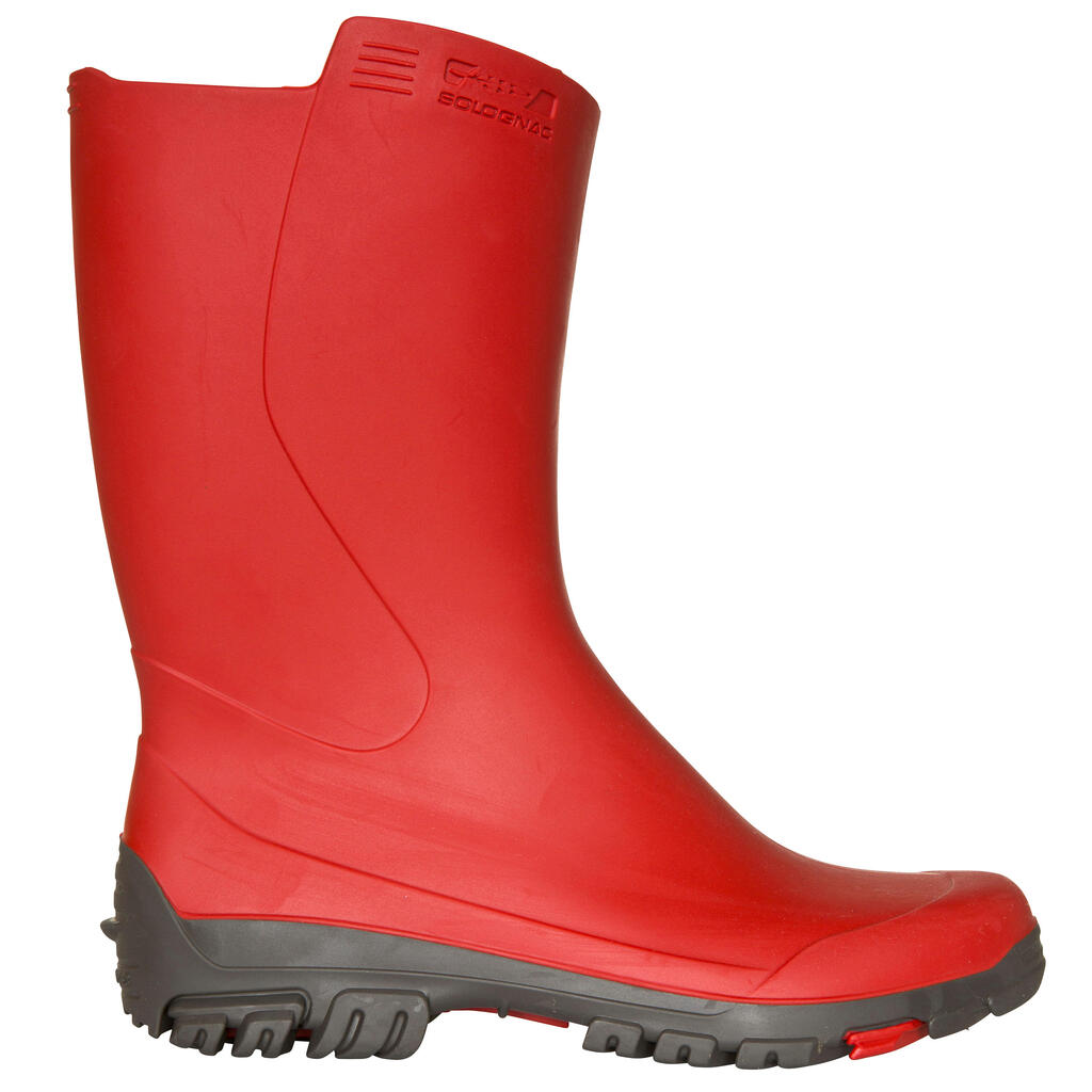 Gummistiefel INVERNESS 100 Damen leicht, rot 