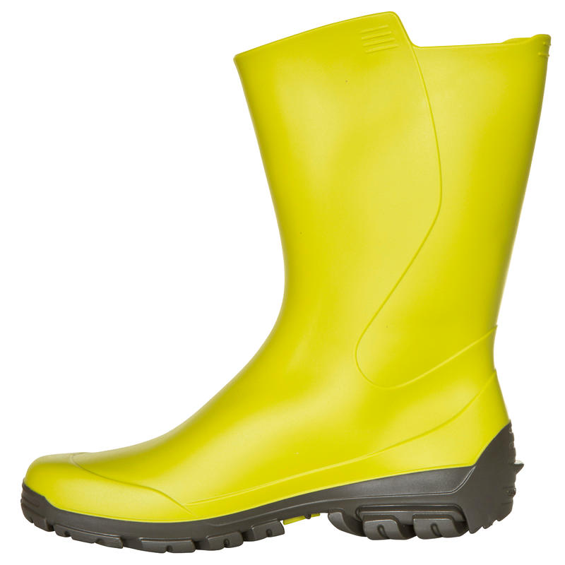 KIDS' ANKLE BOOTS INVERNESS 100 - LIME GREEN