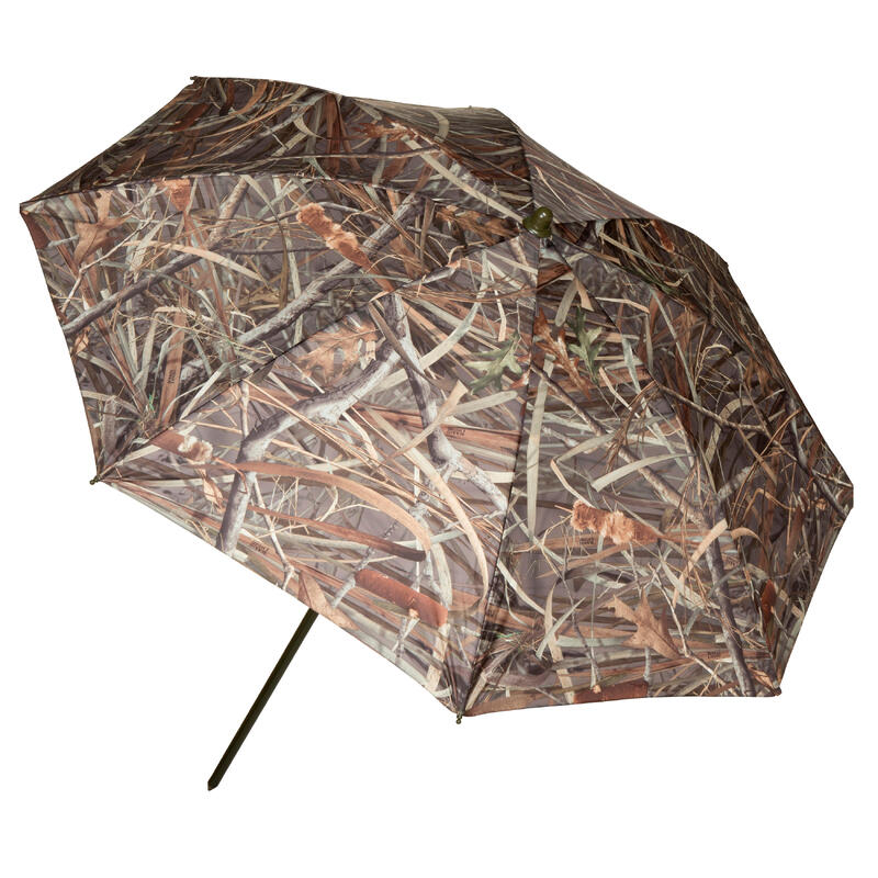 Parapluie chasse battue poste camouflage fluo
