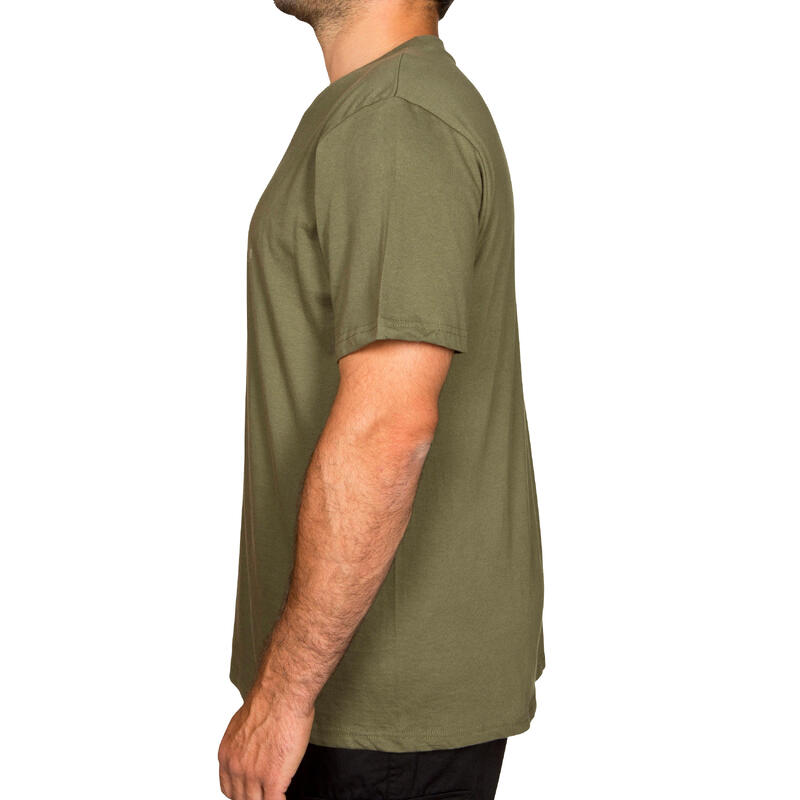 Tee shirt steppe 100 manches courtes vert
