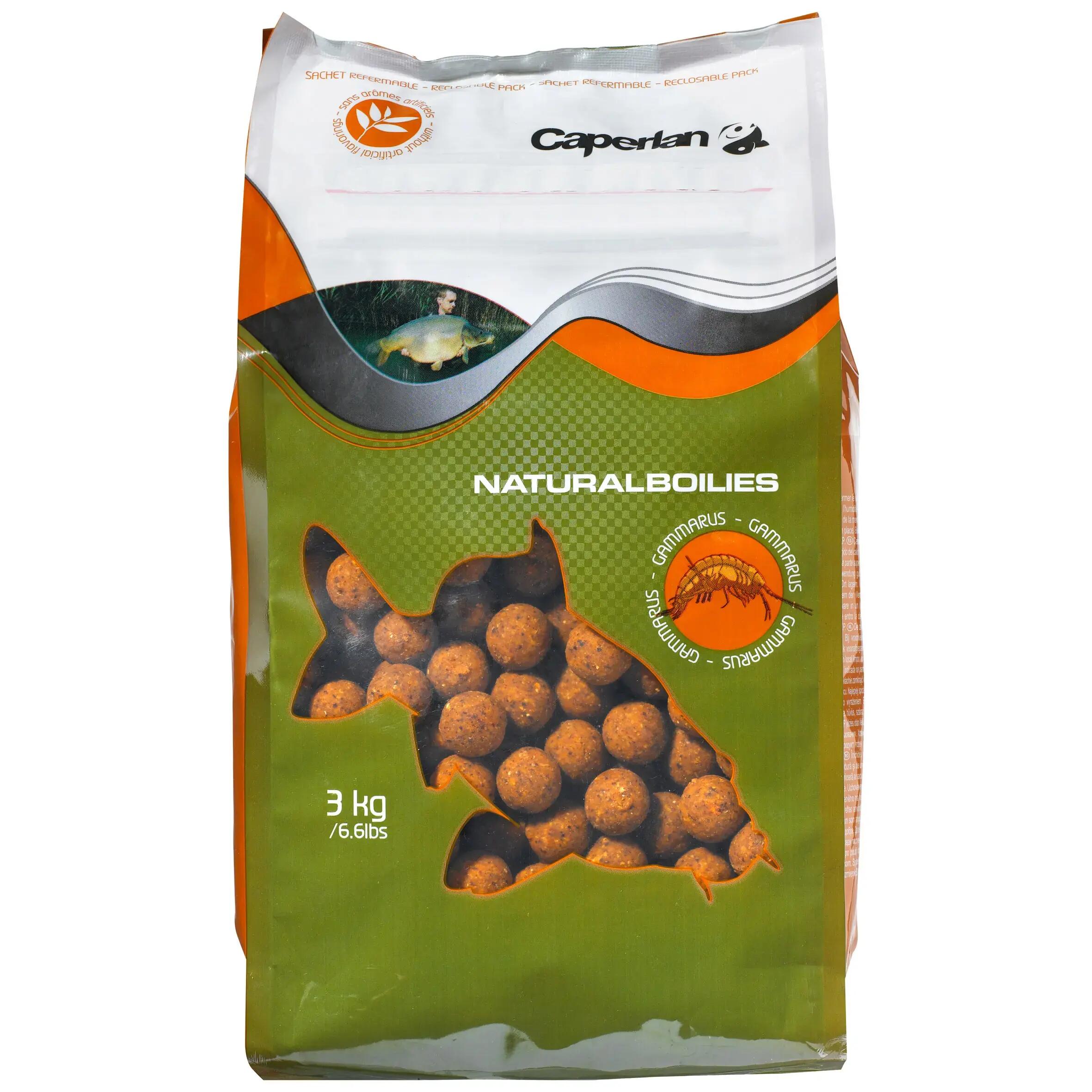 Natural boilies 3 kg carp fishing pellets 2/9