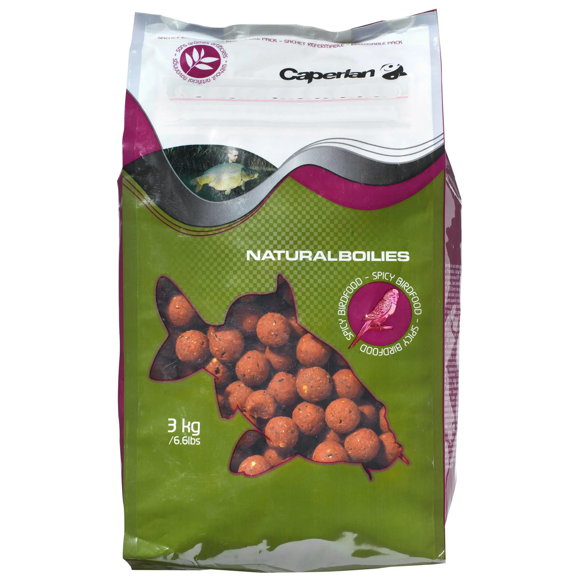 Natural boilies 3 kg carp fishing pellets 6/9