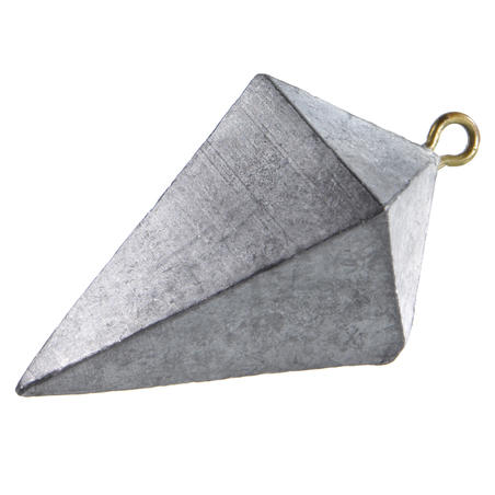 Piramidės formos svarelis žvejybai jūroje nuo kranto, 2 vnt.