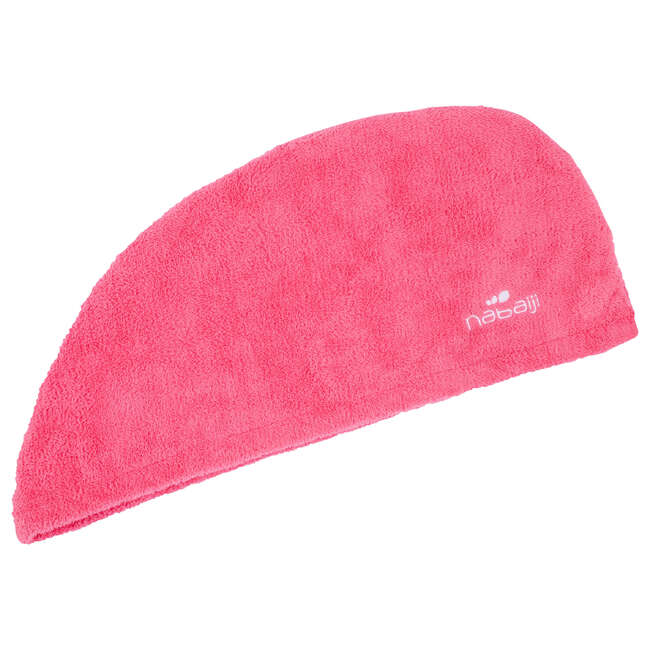 NABAIJI Soft microfibre hair towel Pink Decathlon