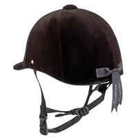 C400 Horse Riding Helmet (Sizes 52 to 59cm) - Black Velvet