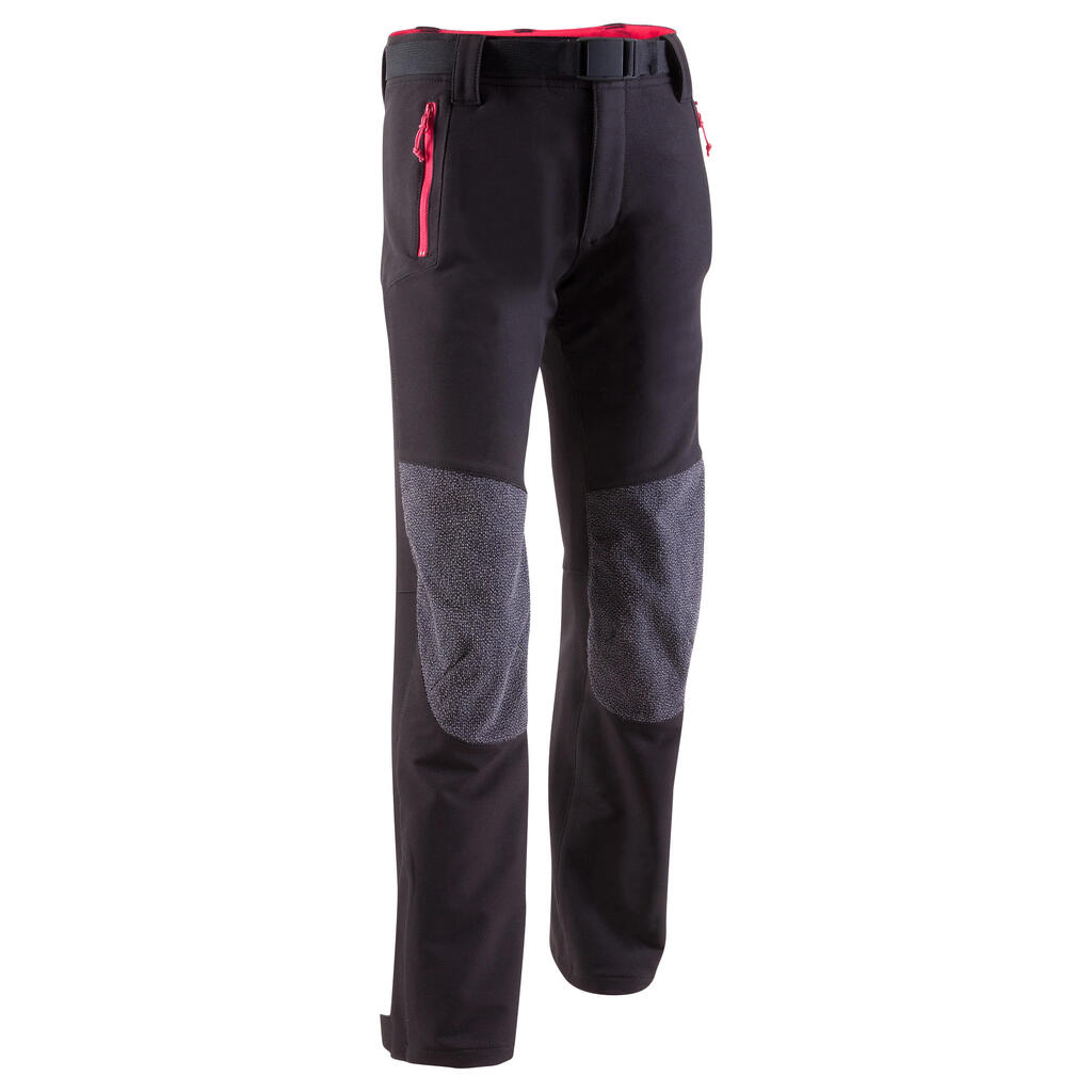 Softshellhose MH550 Kinder Mädchen Gr. 122–170 schwarz