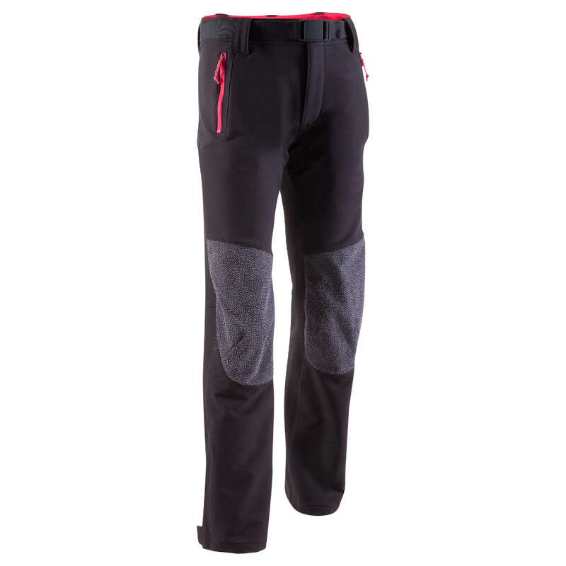 QUECHUA Hike 900 Girls' Hiking Trousers Black Decathlon