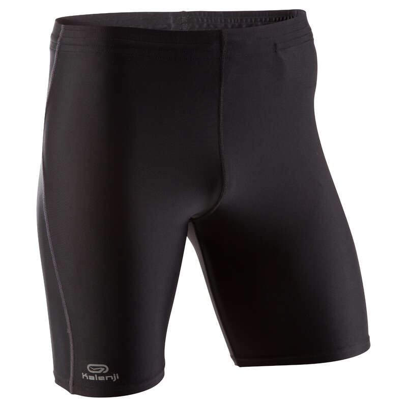 KALENJI Ekiden Men's Tight Running Shorts Black Decathlon