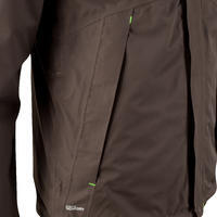 Forclaz 200 3-in-1 Men's Hiking Rain Jacket - Dark Brown