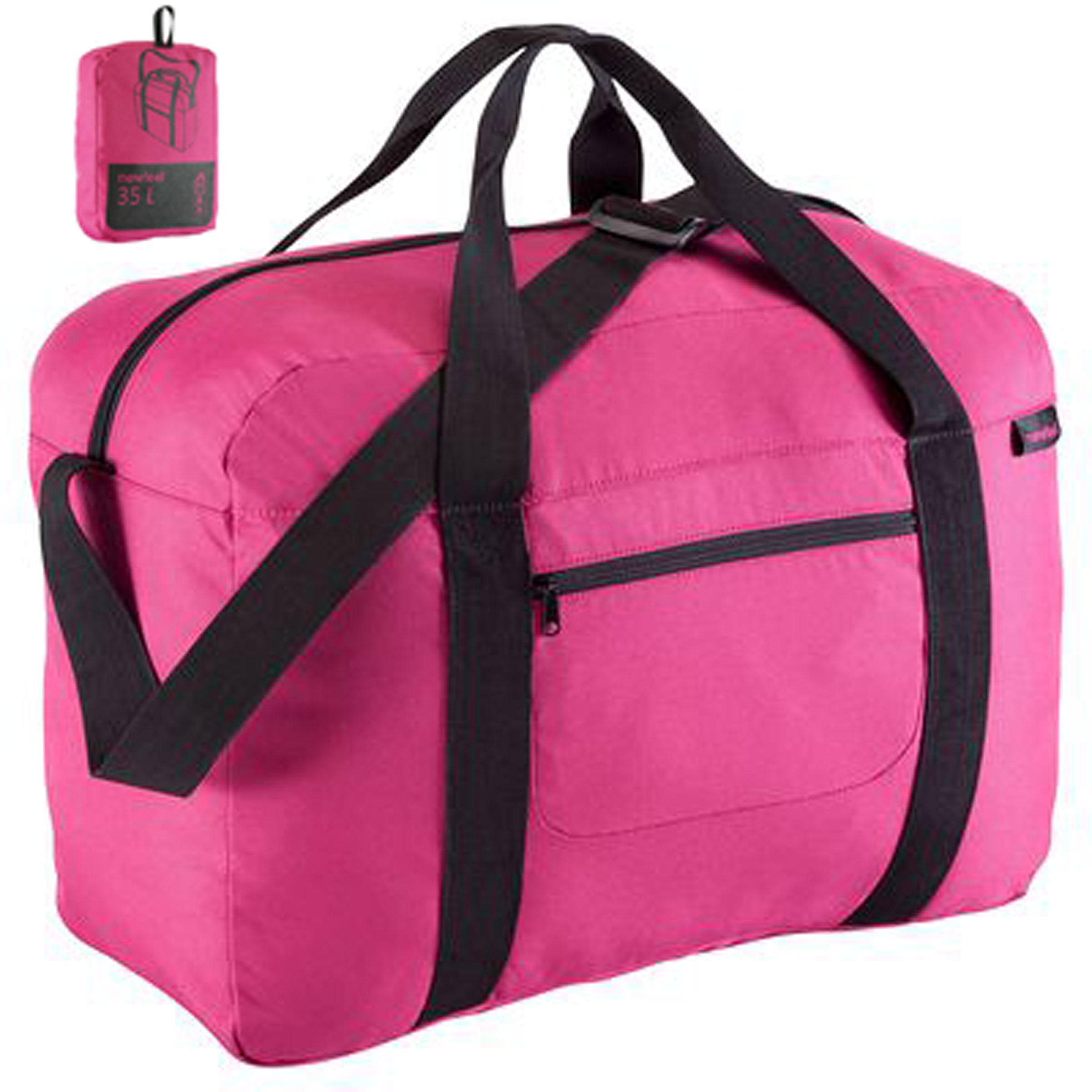 35 L foldaway duffle cabin bag - pink