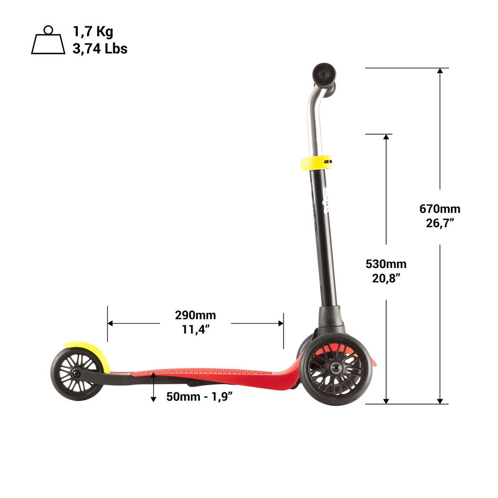 Shell for 3-Wheeled B1 Scooter - Arctic Blue
