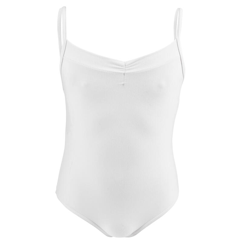 Maillot de danza clásica niña blanco