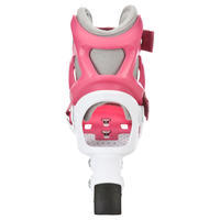 Kids' Set of Inline Skate Protectors Play One - Pink/White