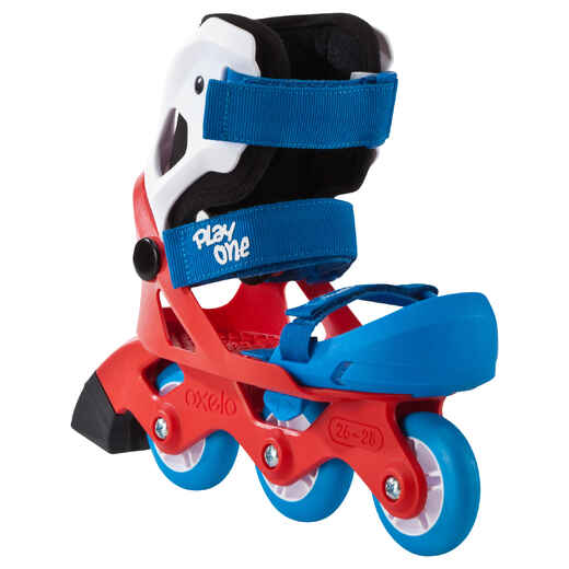 
      Kids' Inline Skates Play One - Blue/Red
  