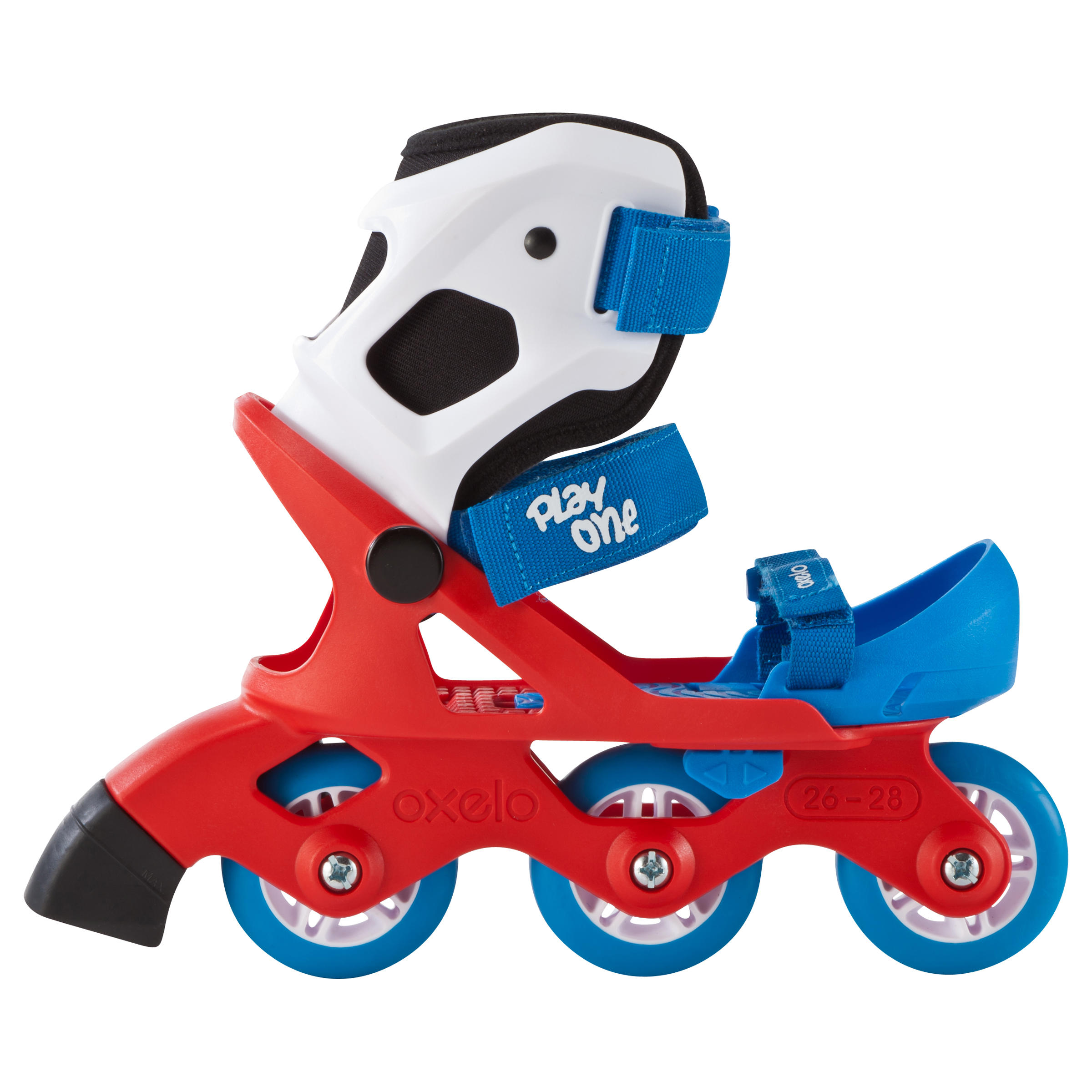 Kids' Inline Skates Play One - Blue/Red
