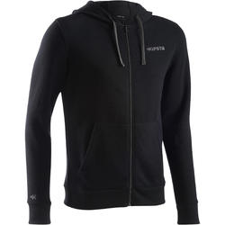 Veste capuche basketball homme B300 noire