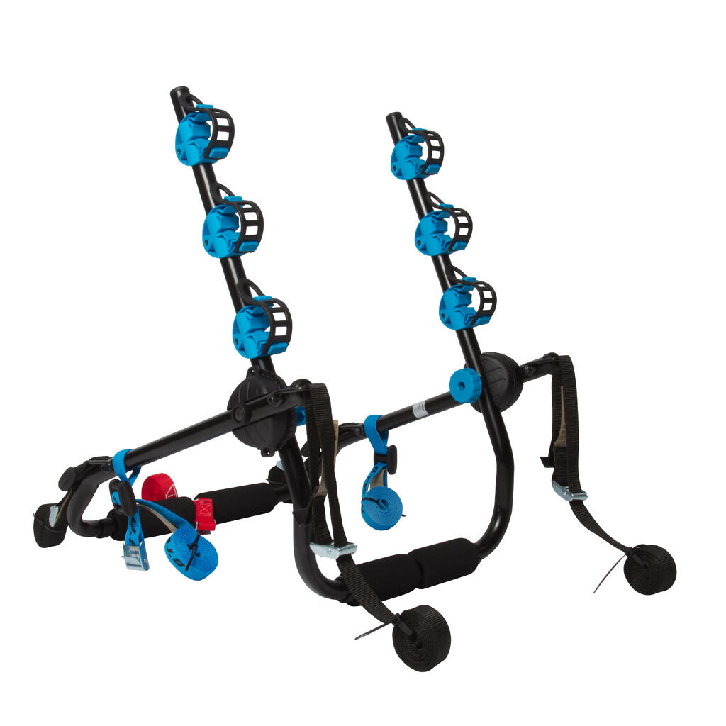 PORTABICICLETAS PARA 3 BICICLETAS CARRO BTWIN 300 