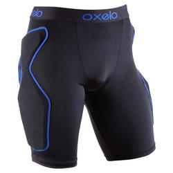 Short de protection roller skateboard trottinette adulte CRASH PAD noir et bleu