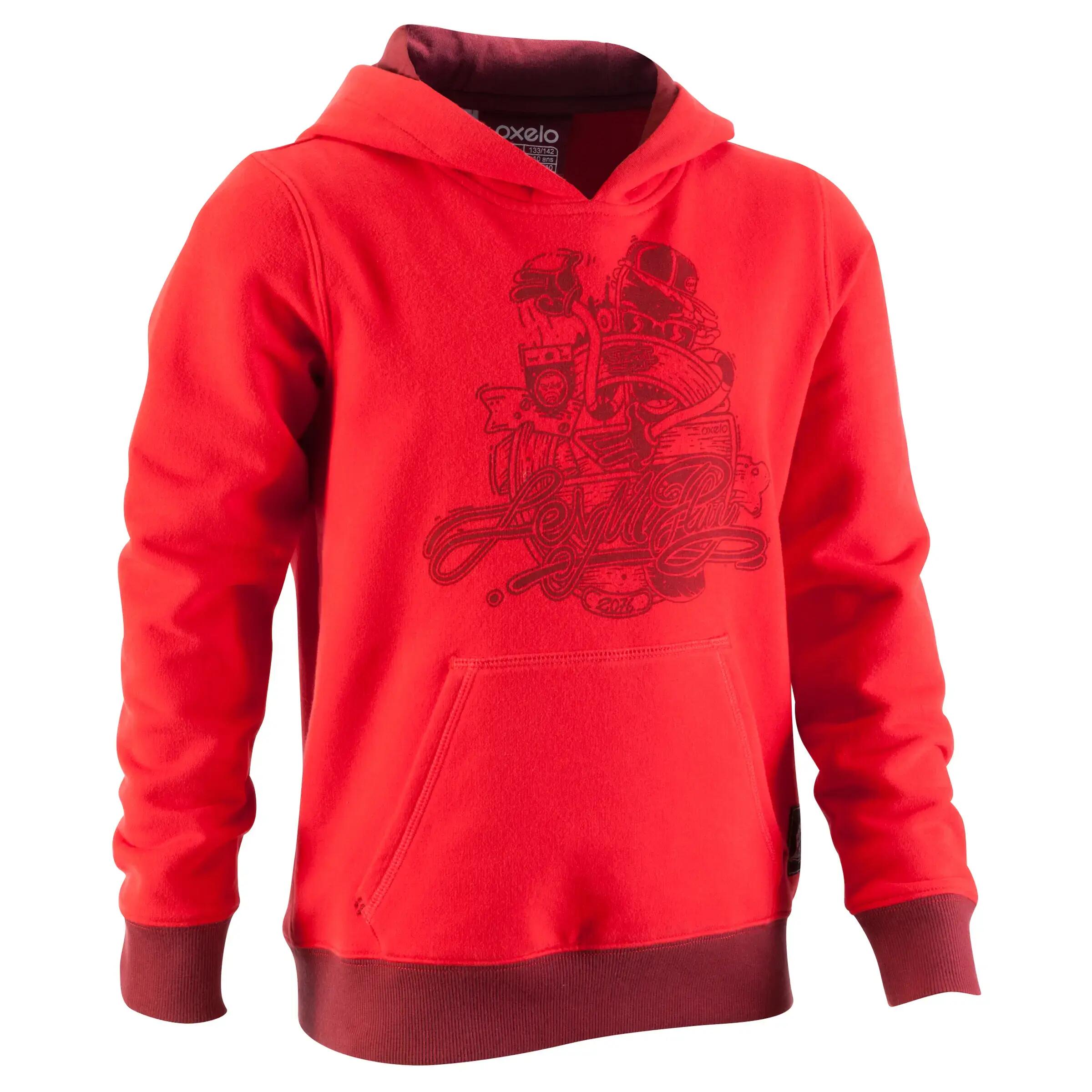 PLAY JUNIOR SKATEBOARD SWEATSHIRT RED 1/1