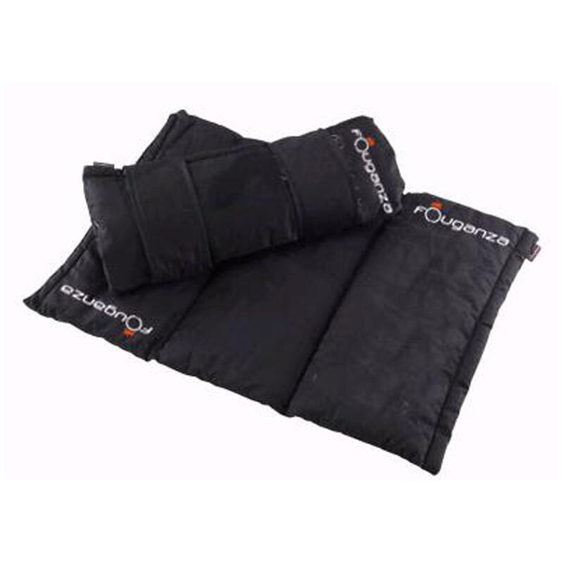 Horse Bandage Pads x 2 Black FOUGANZA Decathlon