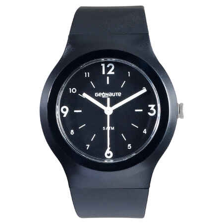 Reloj deportivo analógico A300 M SWIP negro.