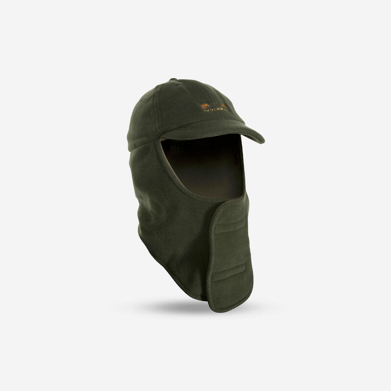 Casquette cagoule chasse 100 vert