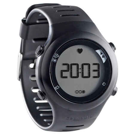 ONRHYTHM 110 runner's heart rate monitor watch black