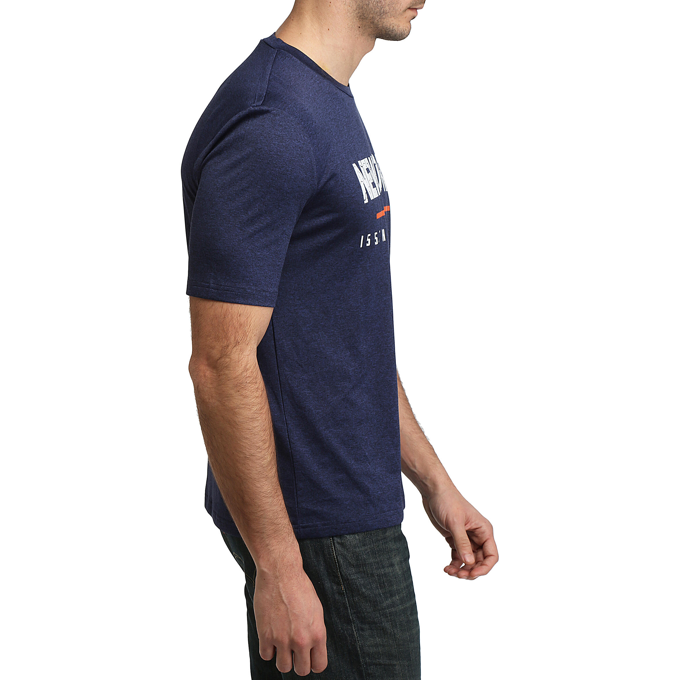 Fast New York Men's Basketball T-Shirt - Navy Blue 6/10