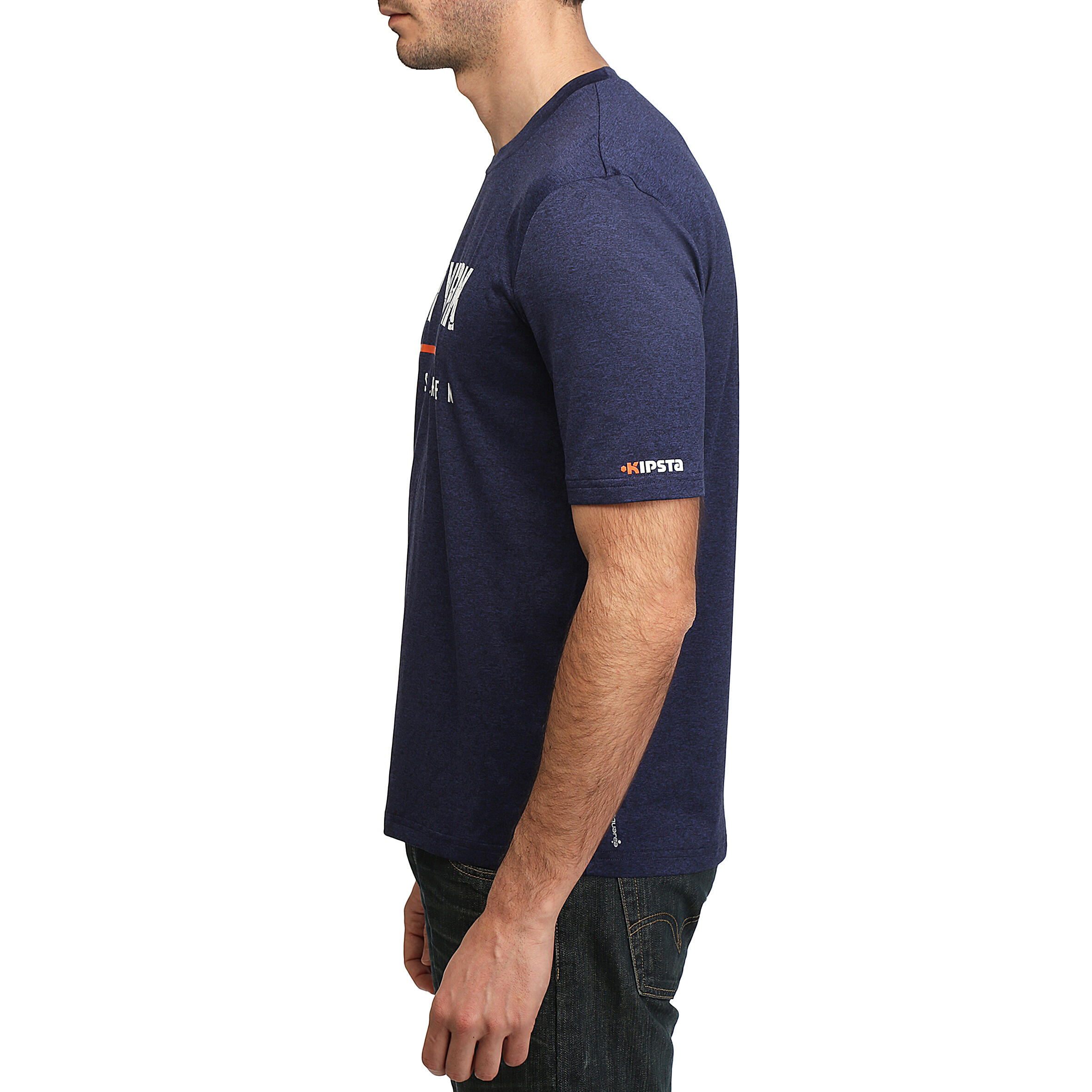 Fast New York Men's Basketball T-Shirt - Navy Blue 4/10