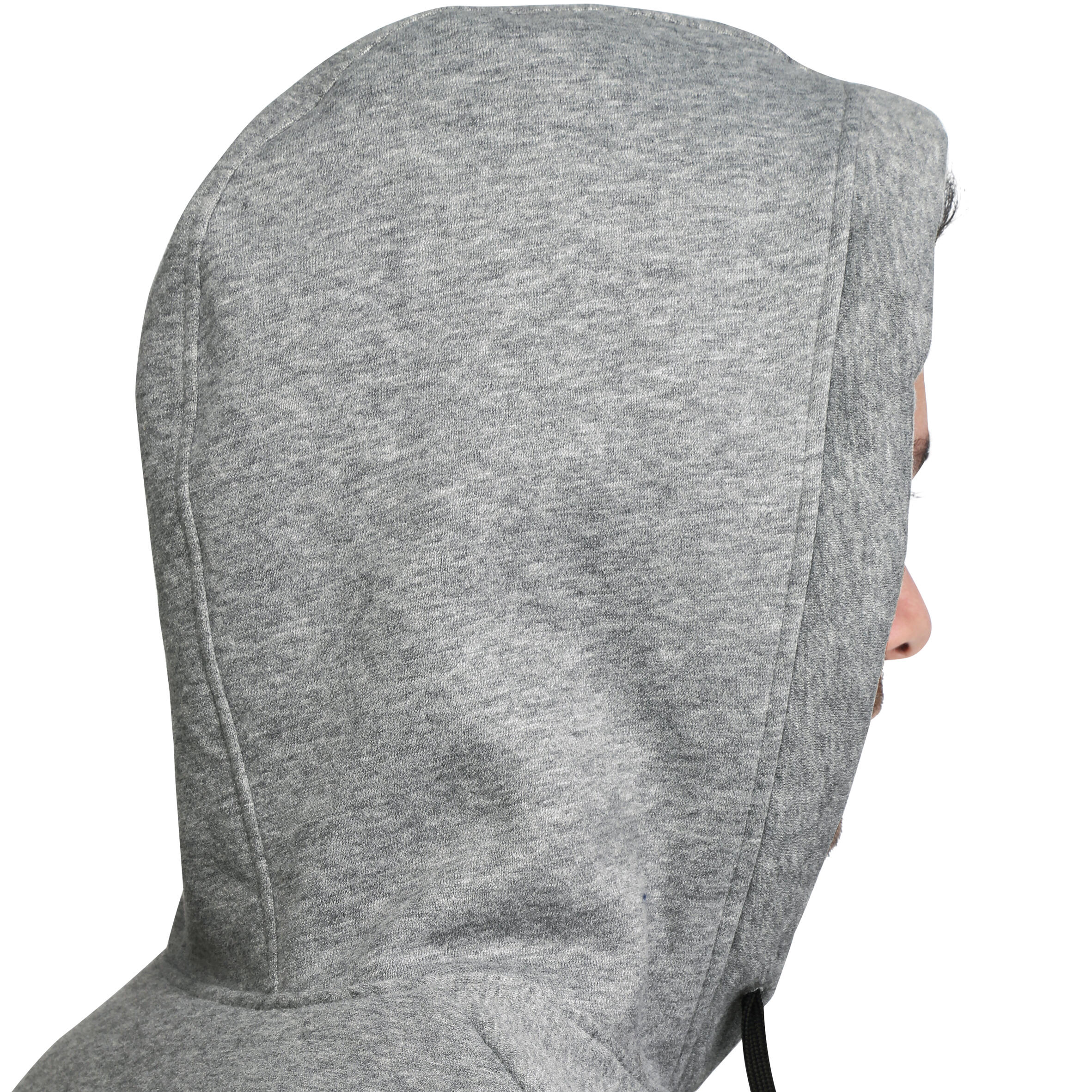 B300 Men's Basketball Hooded Jacket - Grey 6/11
